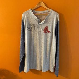 47 Brand Red Sox Henley Tee